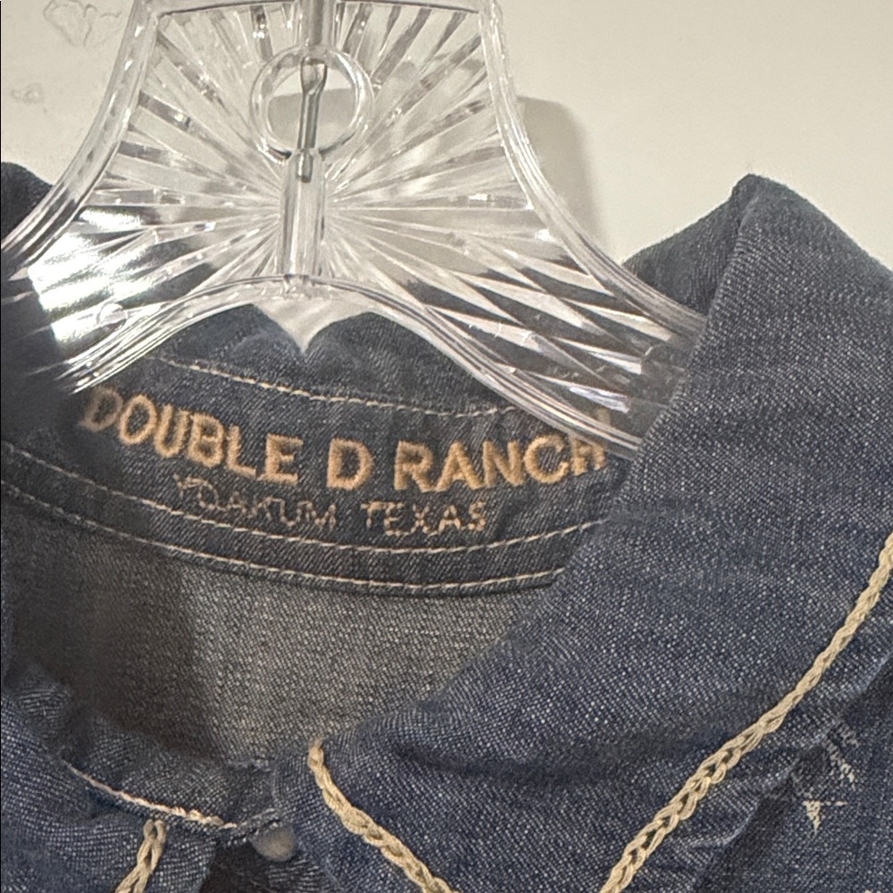 Double D Ranch Patterned Denim Dress - image 2